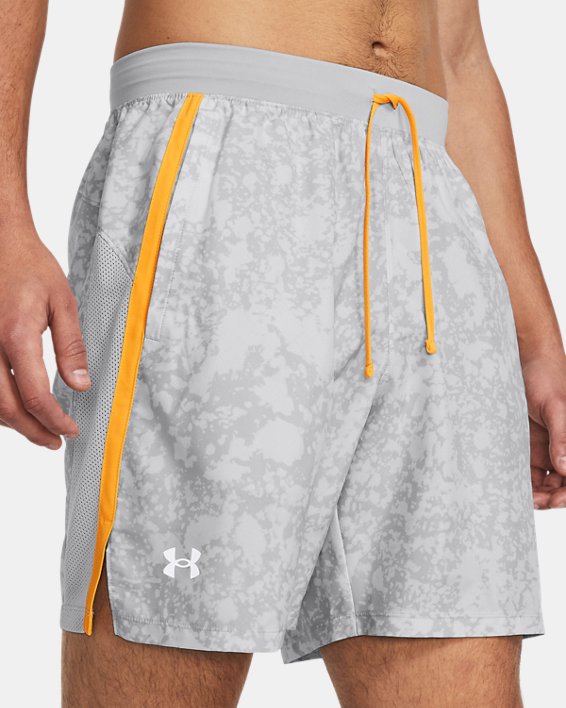 Men's UA Launch Unlined 7" Shorts, Gray, pdpMainDesktop image number 3